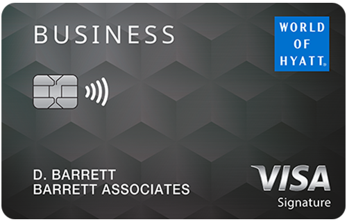 A business credit card with the words " business " and " warren buffett associates ".