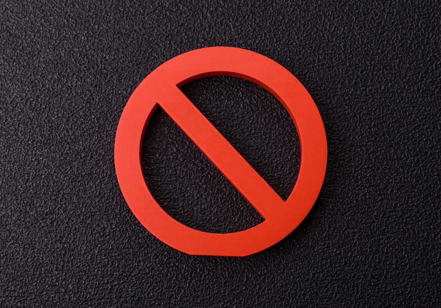 A prohibition or ban sign as a warning to stop, about rules, or about danger. A prohibition sign as a background for your design
